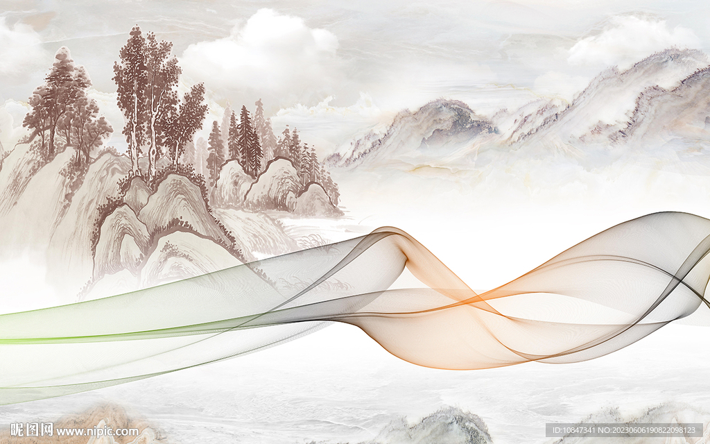 大气 高清古风山水 tIf分层