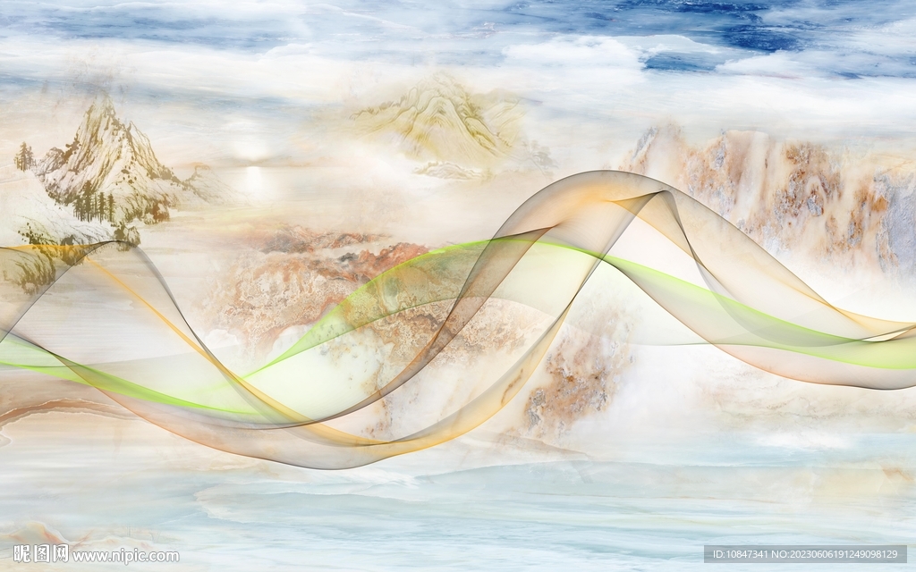 大气 高端高清山水 tIf分层