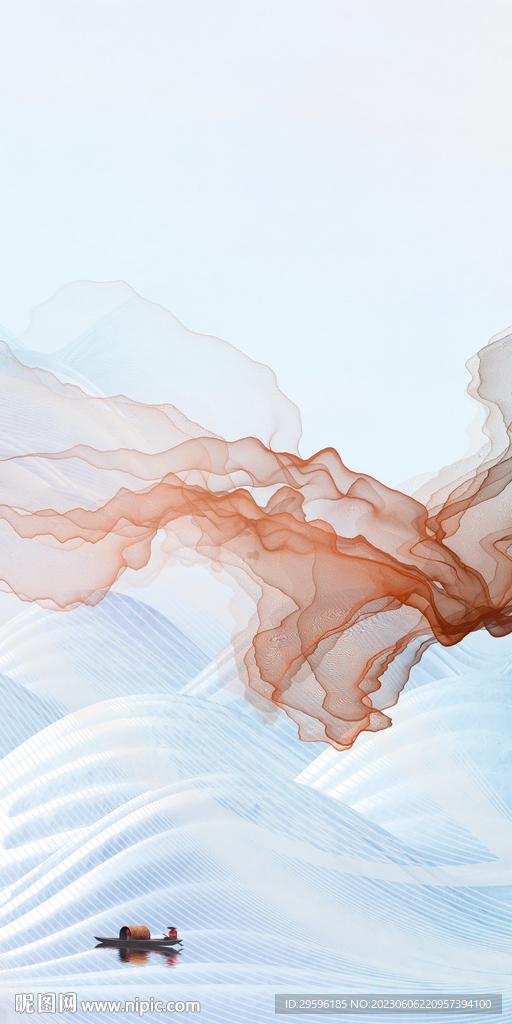 人气 最新玄关山水 tif分层