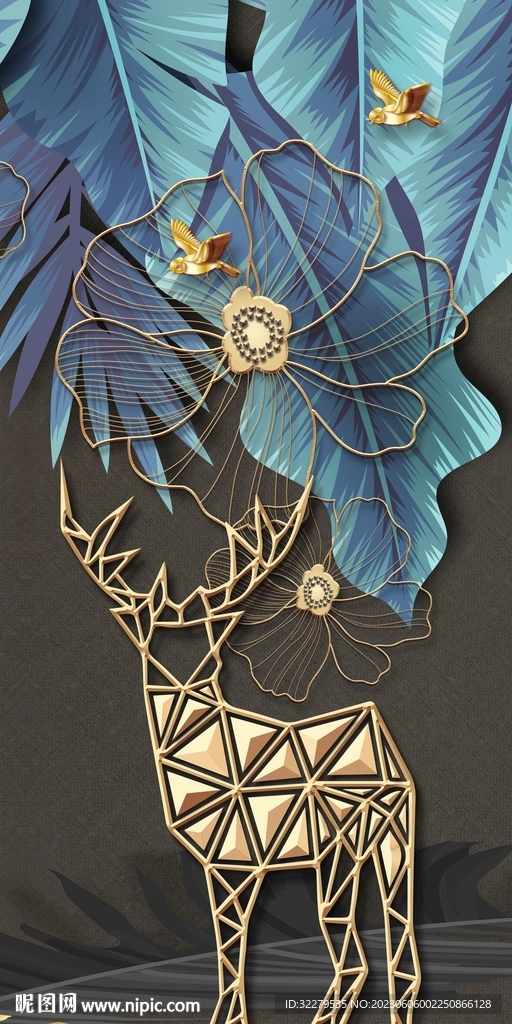 大气 高端奢华玄关 tIF分层