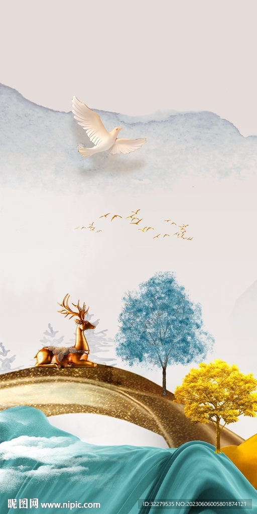 高清 豪华简欧玄关 tIF分层