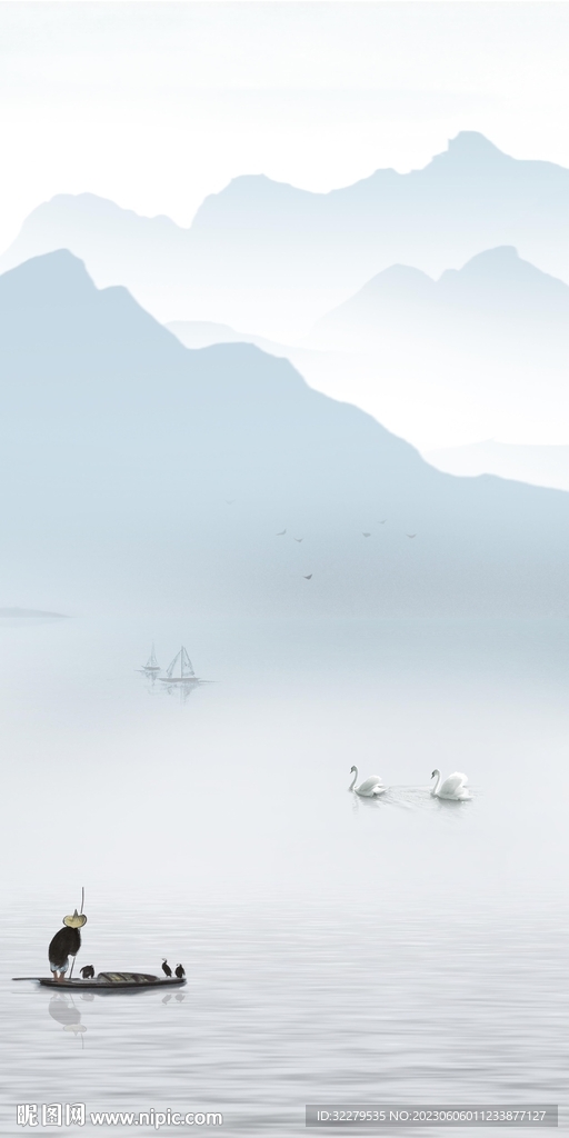 高档 中式背景玄关 tIf分层