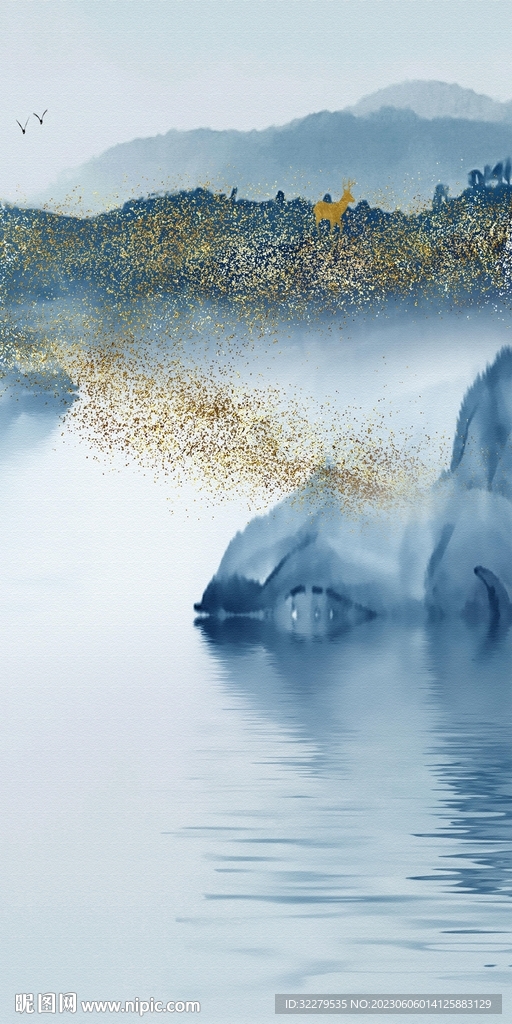 高档 意境高清玄关 tIf分层