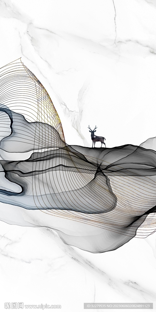 线条 大气高雅玄关 tIf分层