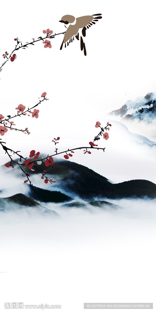 现代 中式背景玄关 tIf分层