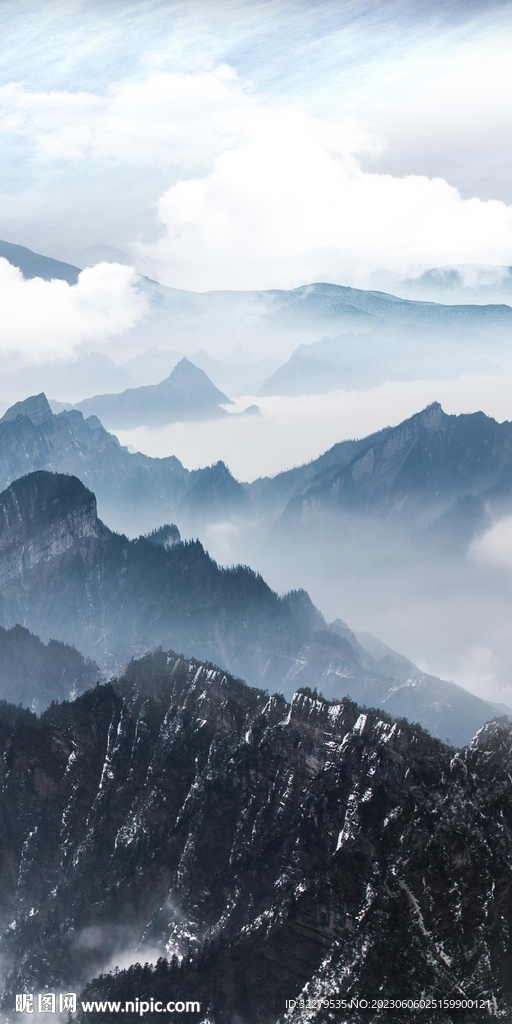 蓝色 高端高清玄关 tIf分层