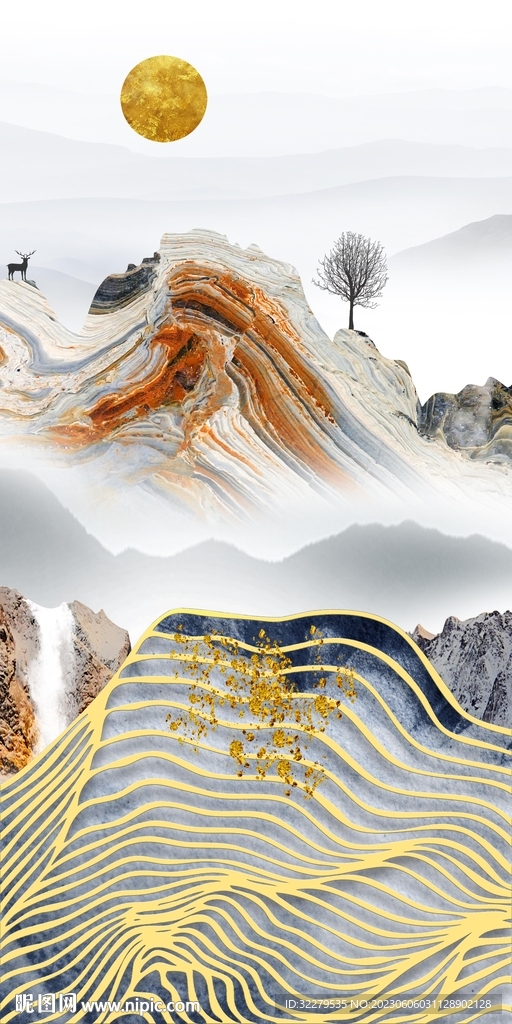 现代 意境高清玄关 tIf分层