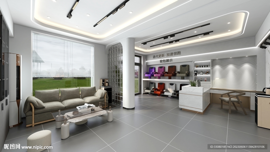 汽修汽车美容店装修效果图