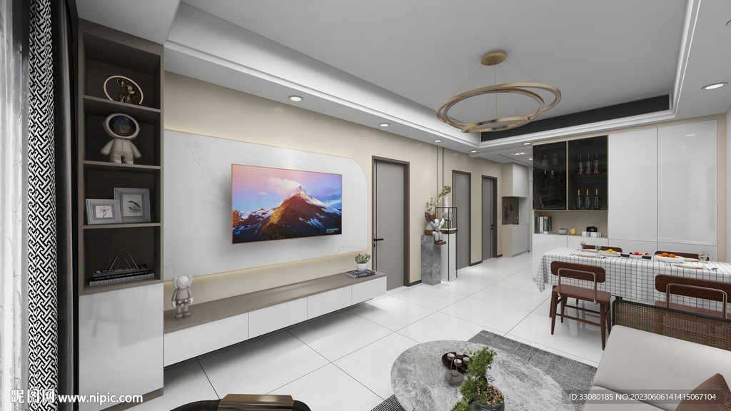 田园小户型装修效果图