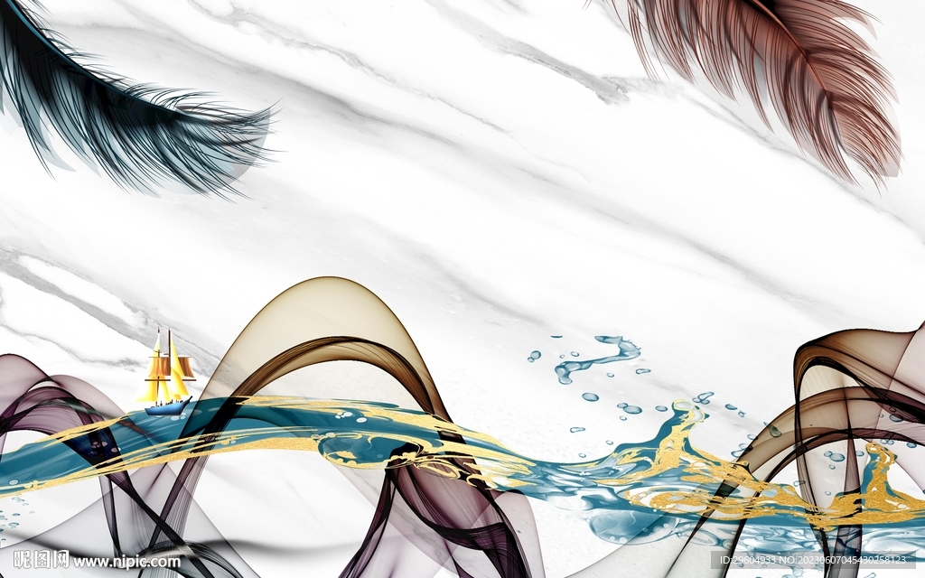 新款 简约欧式新画 TIF合层