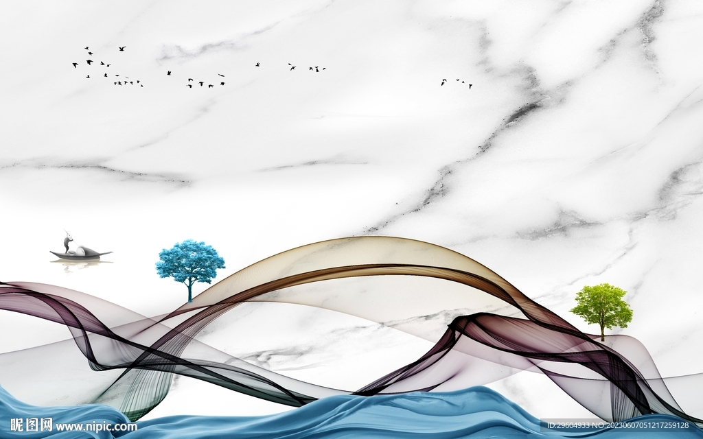 高端 简约欧式新画 TIF合层