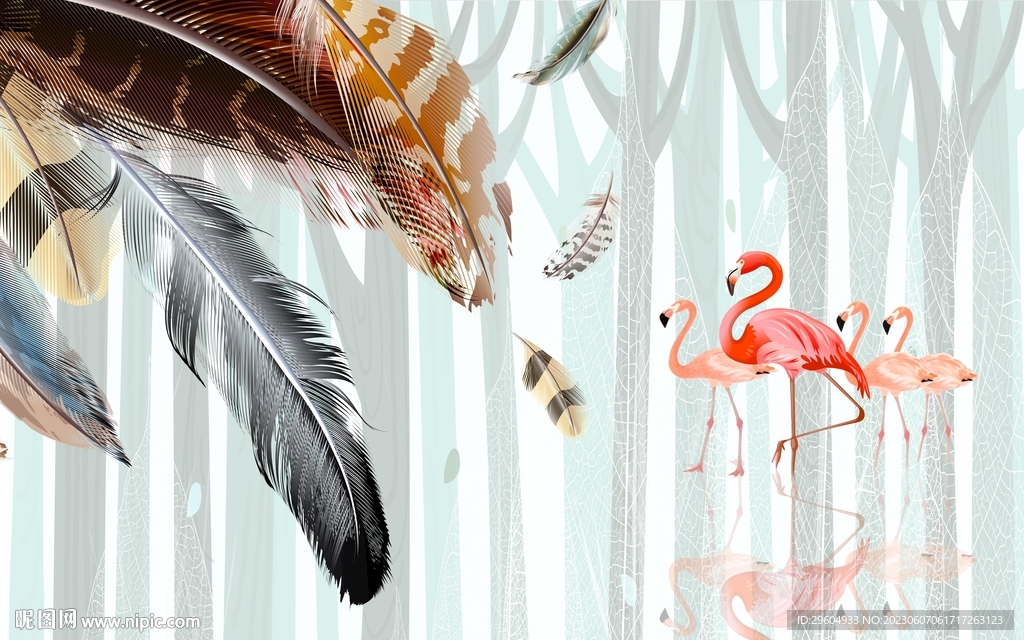 高档 简约欧式新画 TIF合层