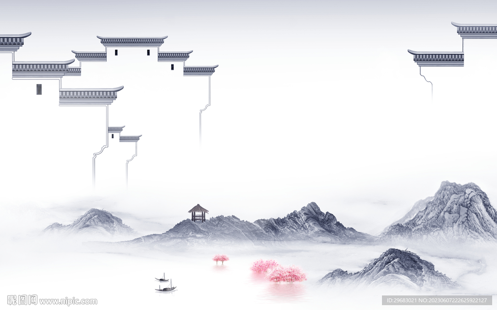 高清 新传高端山水 TIF分层