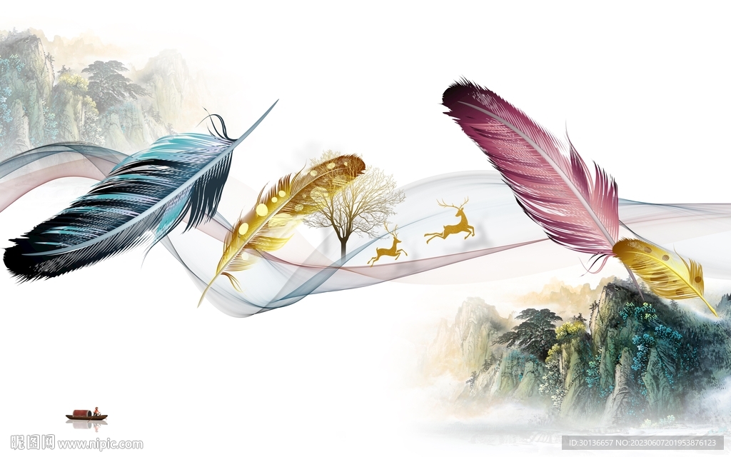 奢华 新上传装饰画 TIF分层