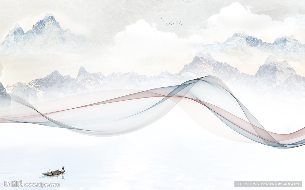 新品 高清上传山水 TiF分层