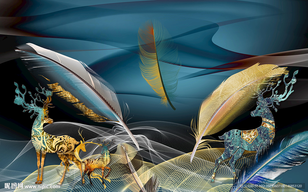 大气 高清电视山水 tif分层