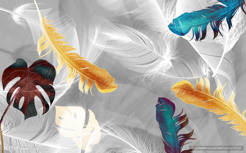 高清新装饰画 TIF分层