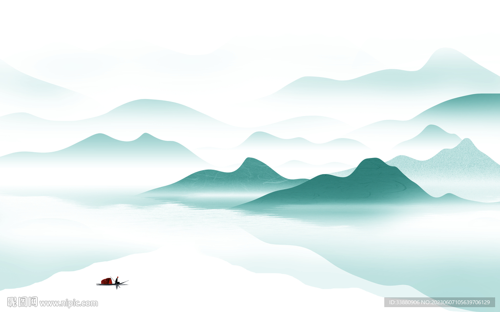 人气 高清新款山水 tiF分层