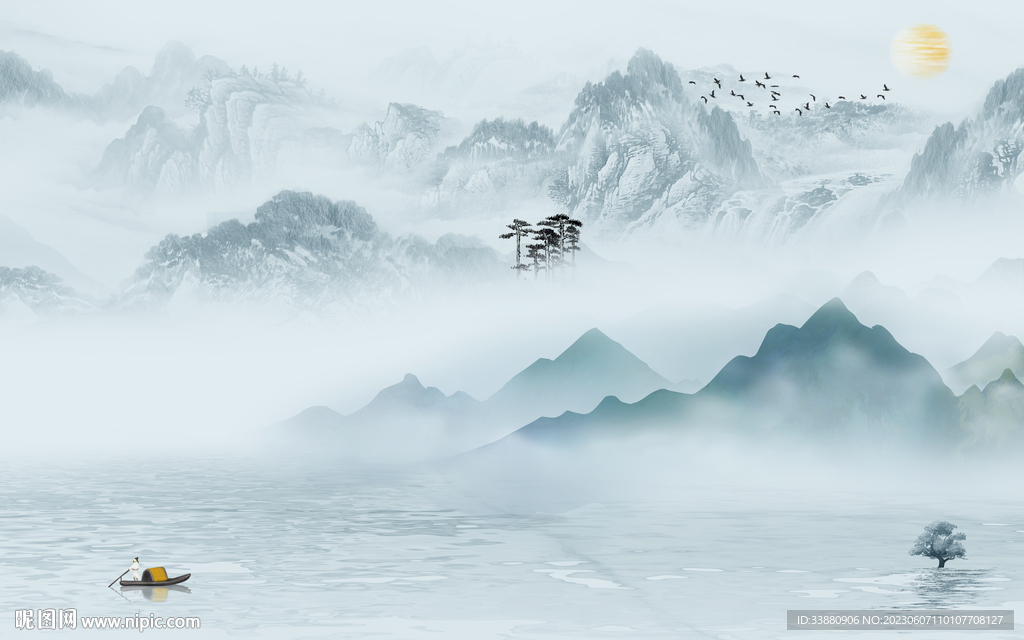 大气 高清新款山水 tiF分层