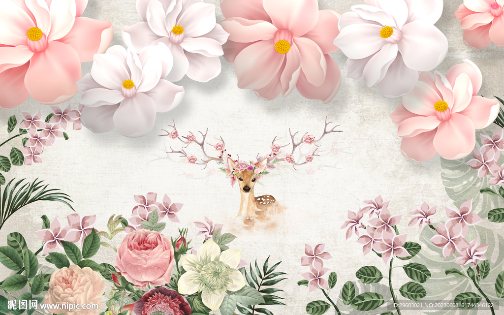 大气 简奢欧式框画 TIF分层