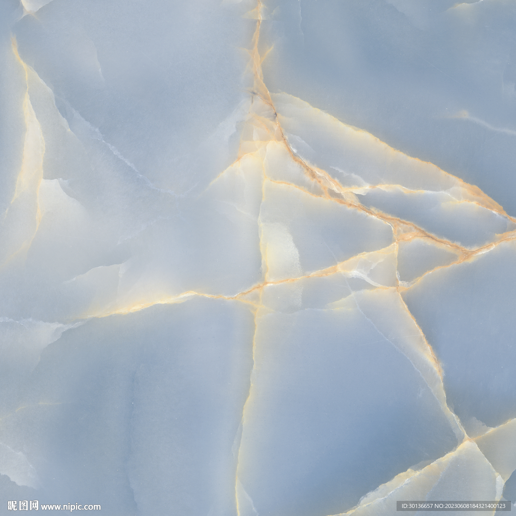 蓝色 通透石纹大图 TIf合层