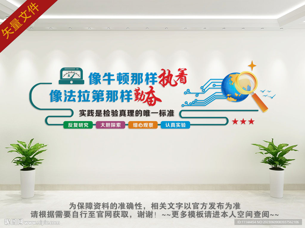 物理实验室背景墙