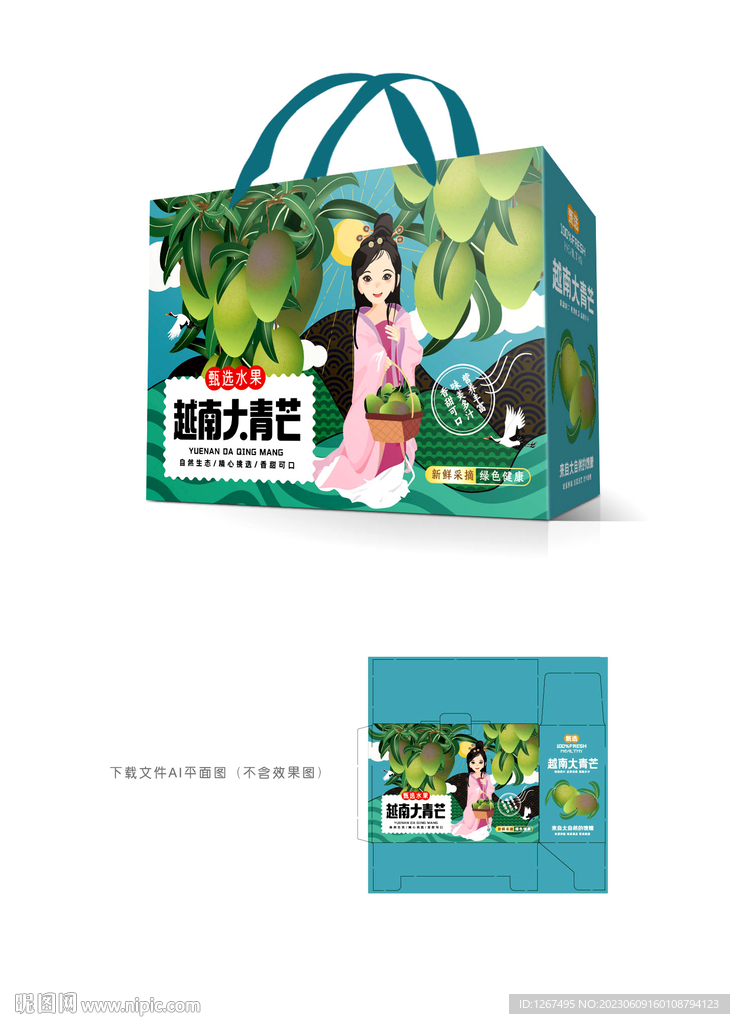 越南大青芒果彩盒