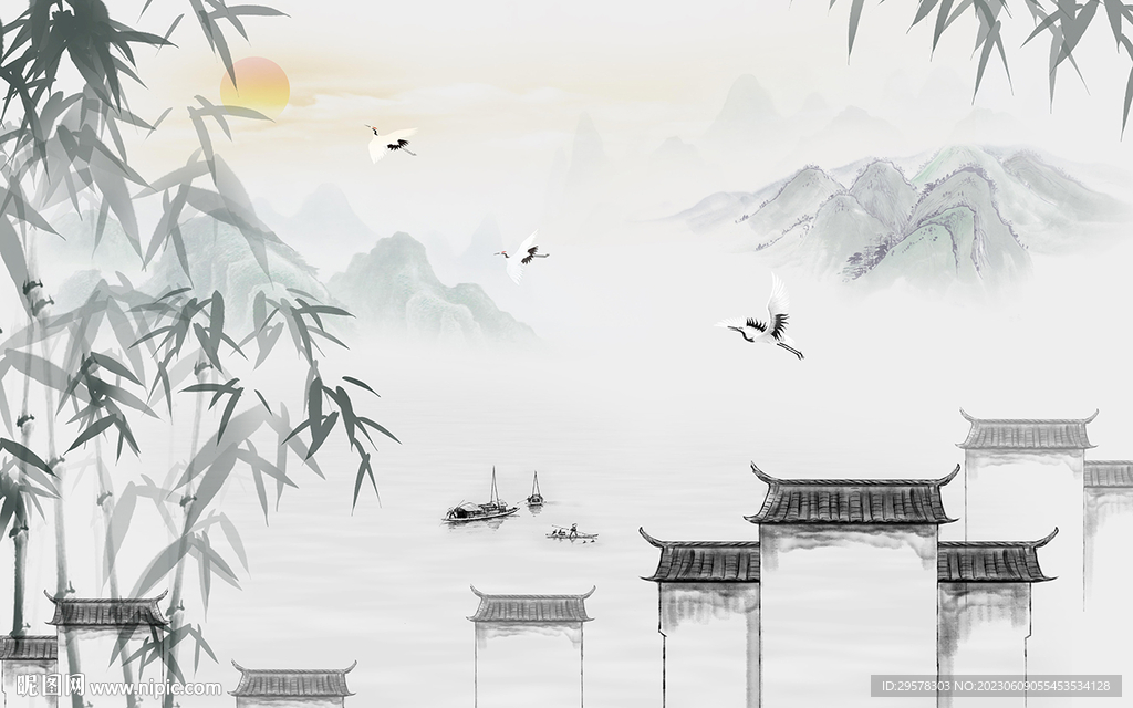 新品 灰色新装饰画 TIF分层