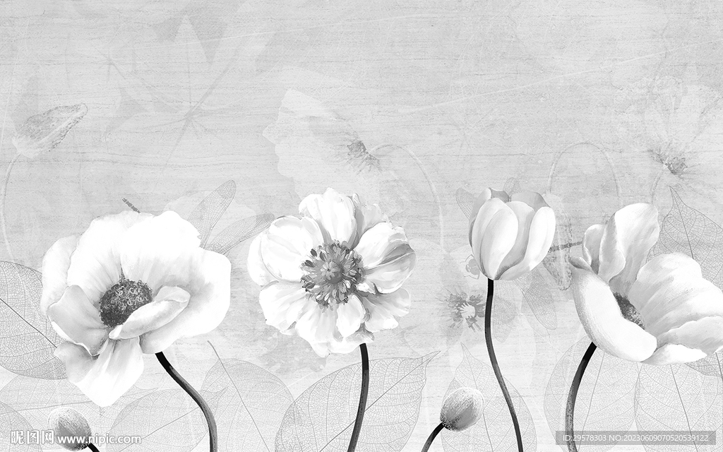 高雅 灰色新装饰画 TIF分层