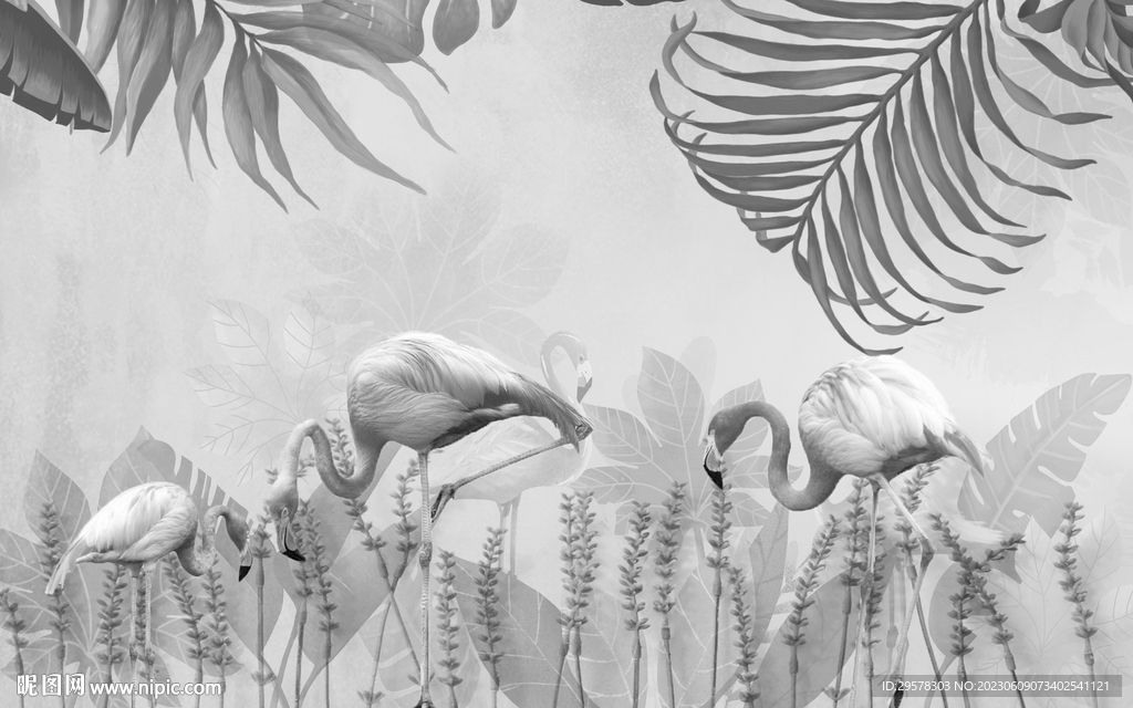 新款 灰色新装饰画 TIF分层