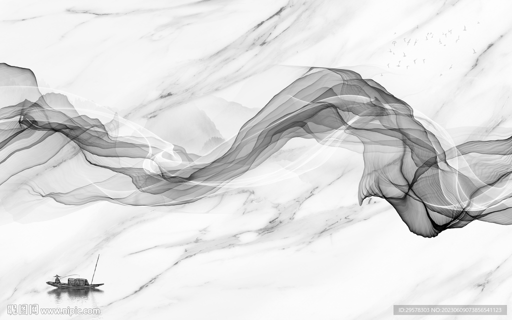 最新 灰色新装饰画 TIF分层