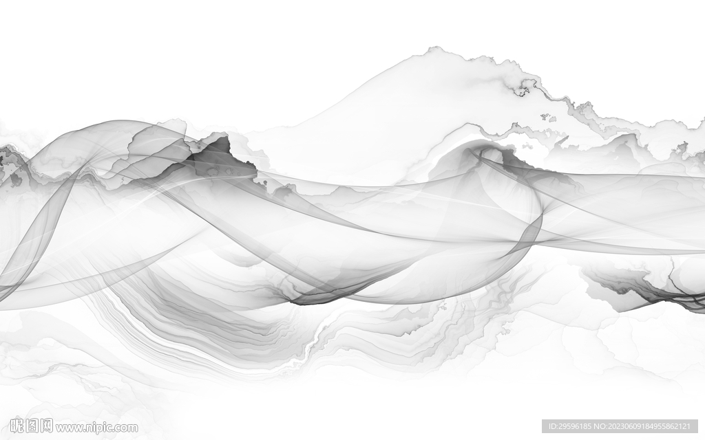 新款 简意高清山水 TIf分层