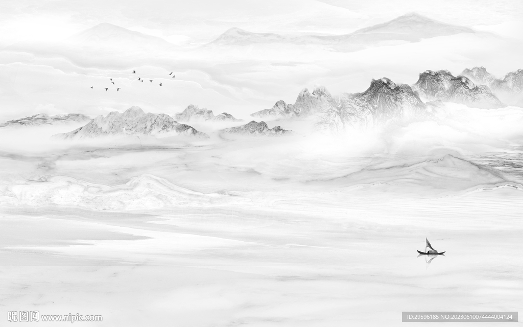 沙发 灰色客厅山水 TIf分层