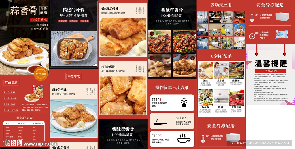 餐饮美食详情页