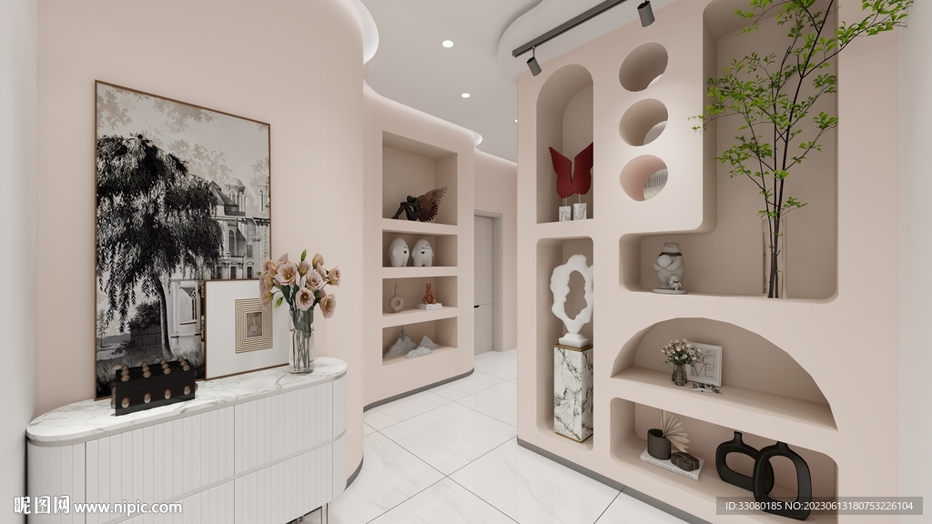 奶油风装修效果图