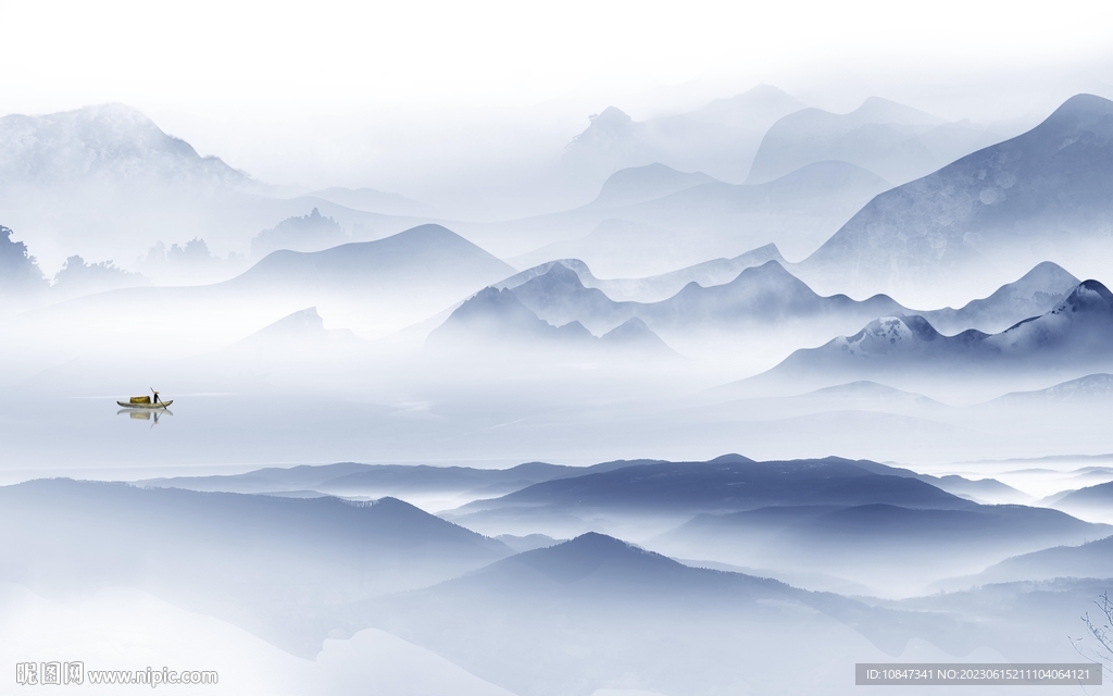 现代 最新高端山水 tIf分层