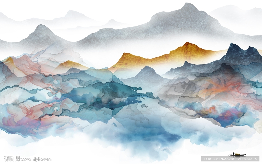 大气 最新高端山水 tIf分层