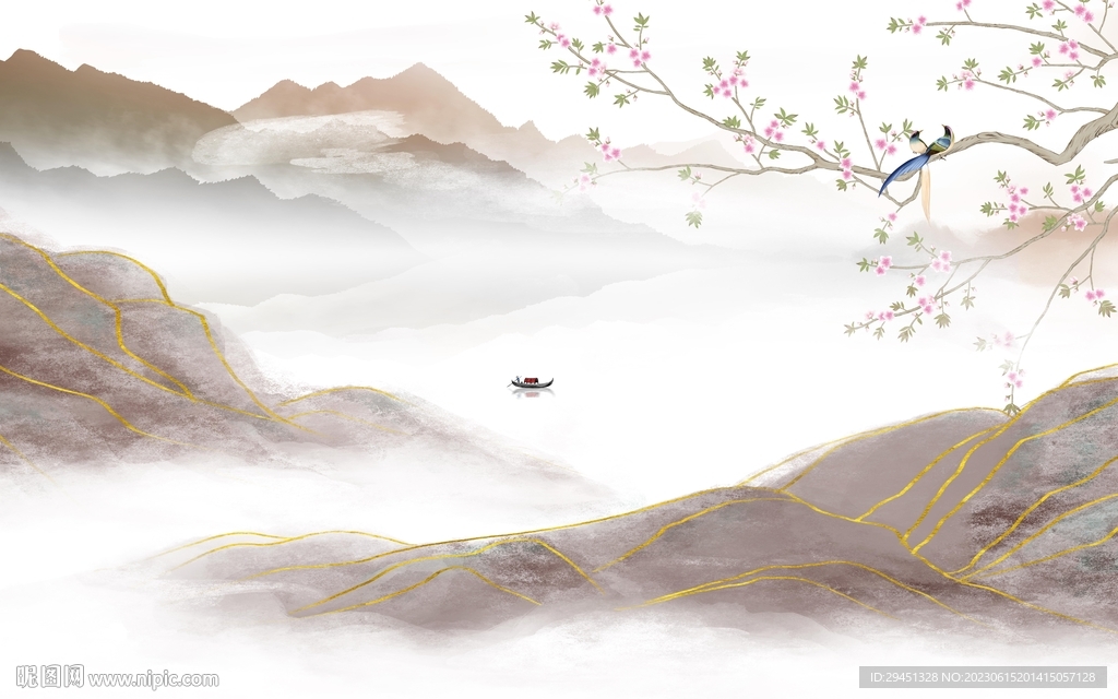 别墅 简奢意境山水 Tif分层