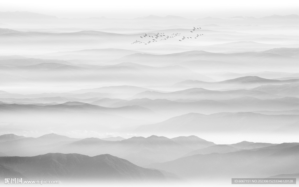 新中式禅意山水画