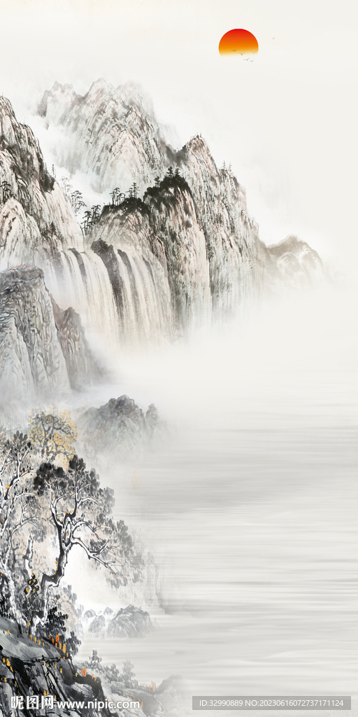 高端 人气新玄关画 TiF分层