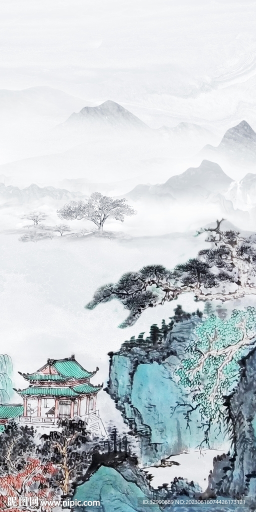 高档 简约新玄关画 TiF分层