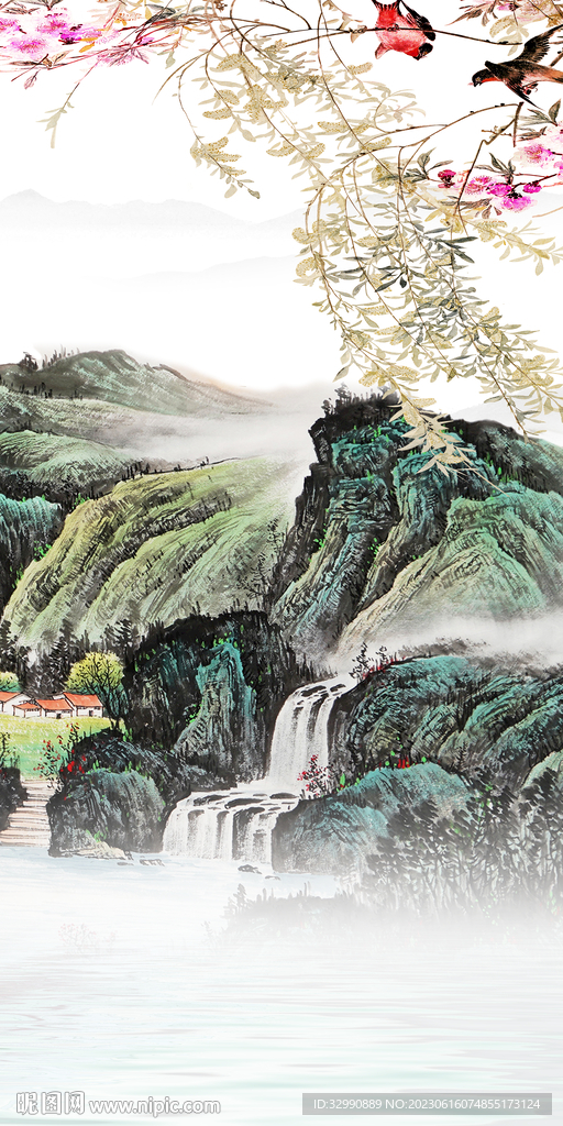 现代 简约新玄关画 TiF分层