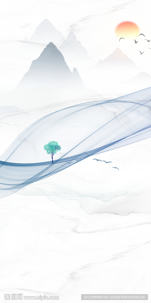 大气 简约新玄关画 TiF分层