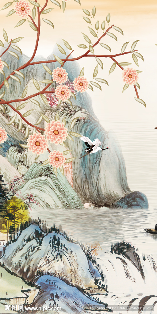 古风 大气新品玄关 Tif分层