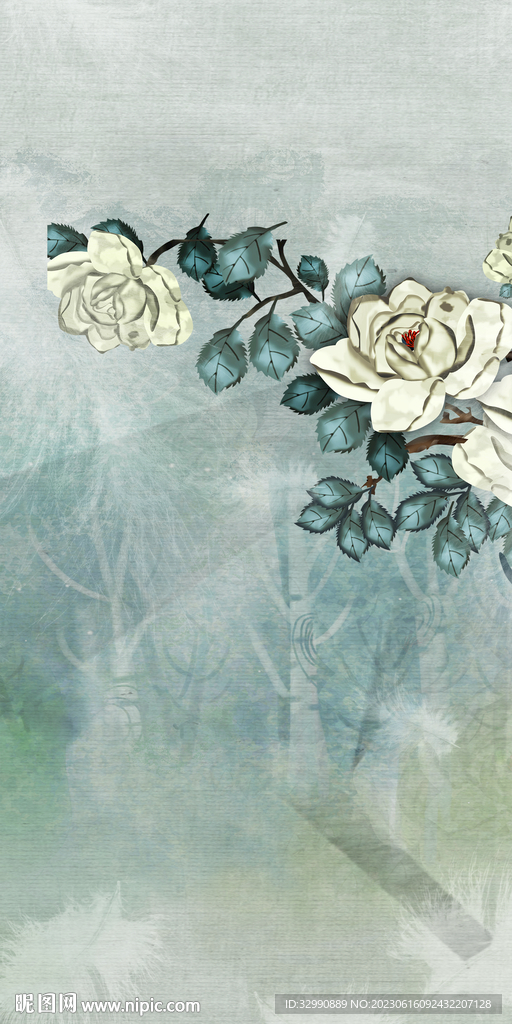 新传 意境新玄关图 tiF分层