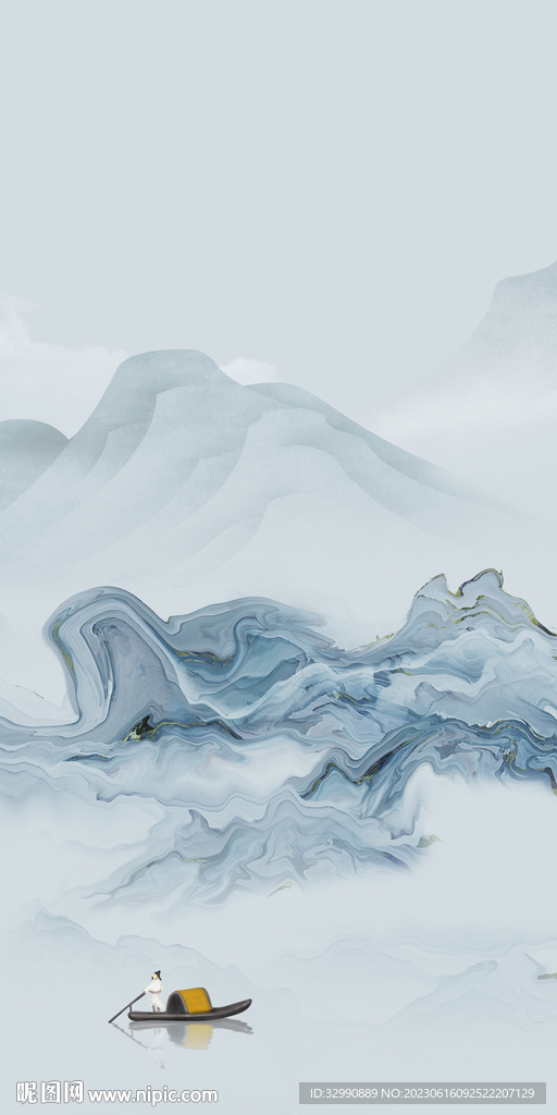 别墅 意境新玄关图 tiF分层