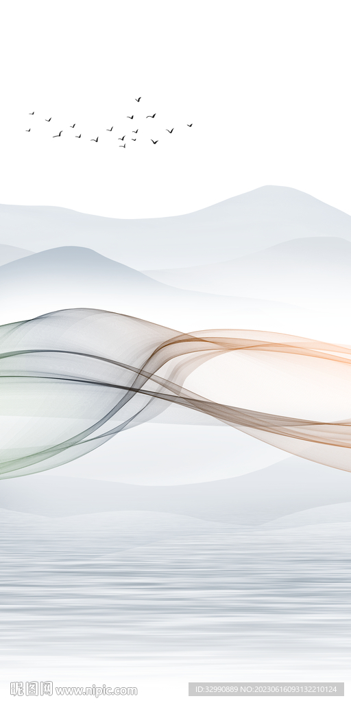 简约 意境新玄关图 tiF分层