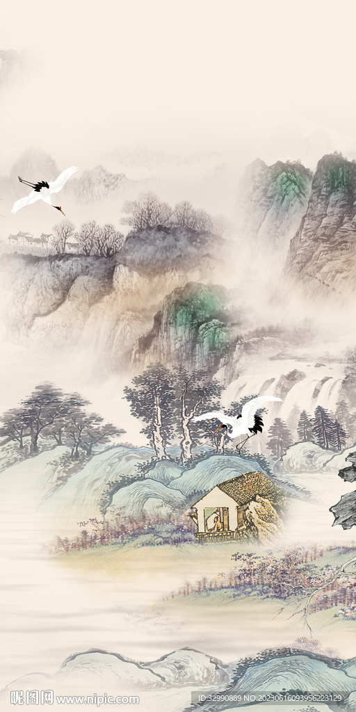 现代 简约新玄关画 tiF分层