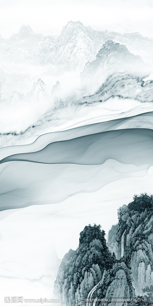 新款 高清新玄关画 tiF分层