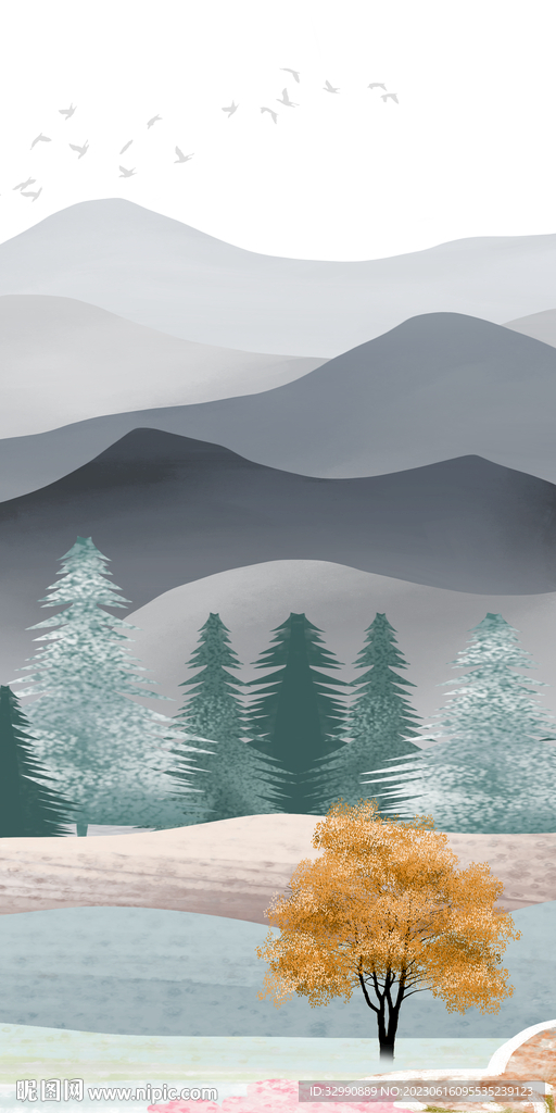 爆款 高端新玄关图 tiF分层